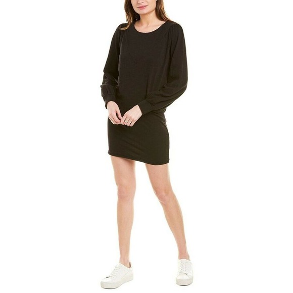Nation LTD Dresses & Skirts - Nation LTD Elisa Dress Womens Size Small Black Puff Sleeve Easy Fit Stretch